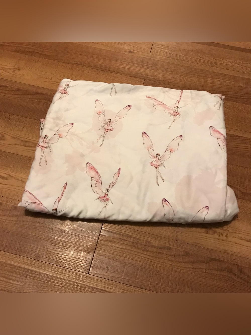 Pottery barn Kids Monique Lhuillier Ethereal Fairy Sateen Flat Sheet Size Twin